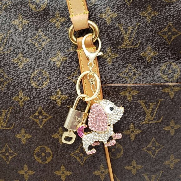 Authentic Louis Vuitton Lock & Key with unbranded Bagcharm, Keycharm, Keychain - Picture 2 of 7